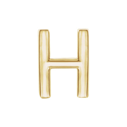 Single Initial Earring
