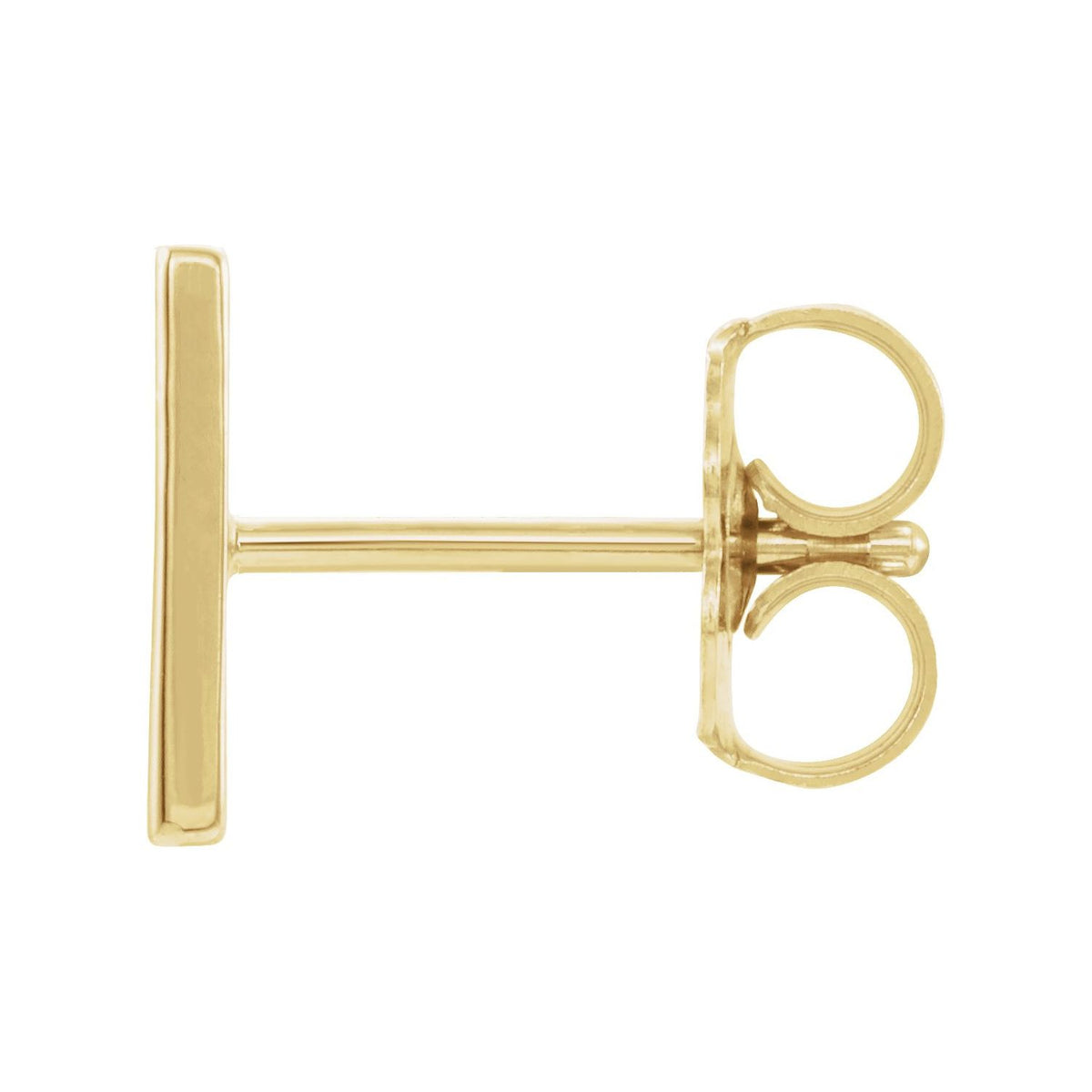 Single Initial Earring