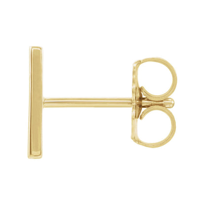 Single Initial Earring