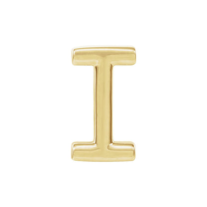 Single Initial Earring