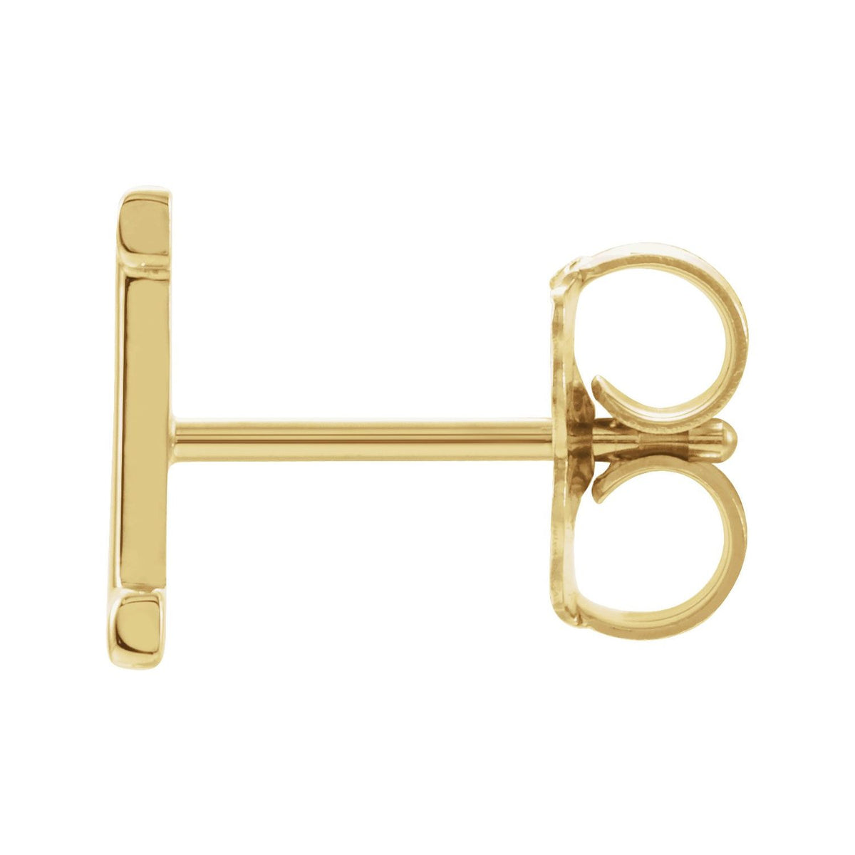 Single Initial Earring