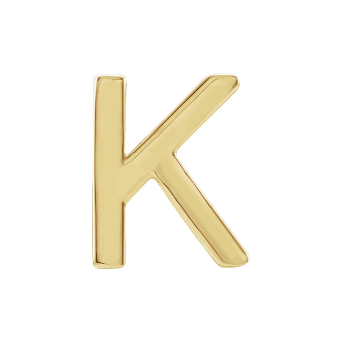 Single Initial Earring