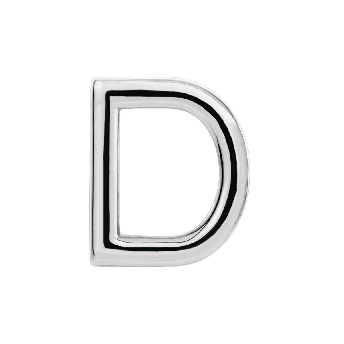 Single Initial Earring