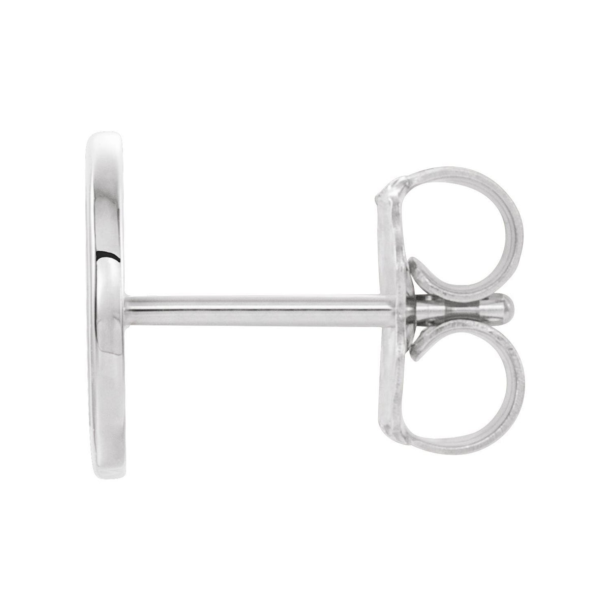 Single Initial Earring