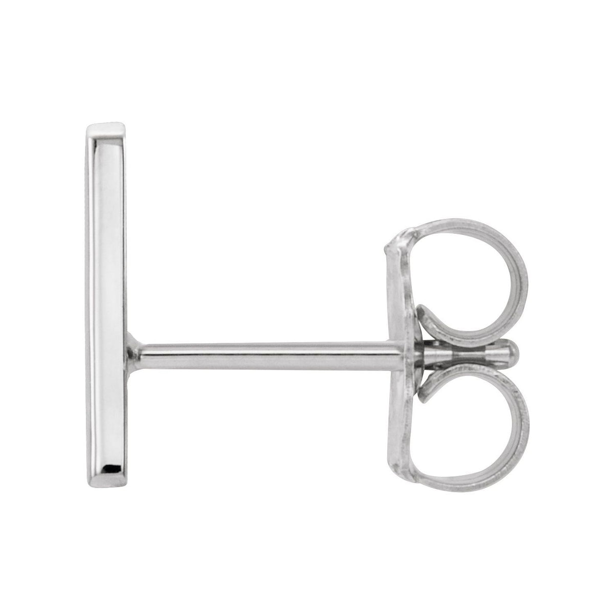 Single Initial Earring