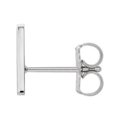 Single Initial Earring
