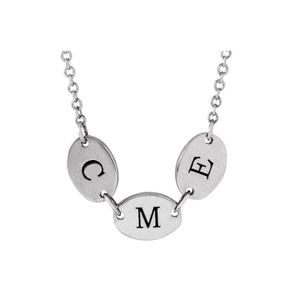3-Disc Engravable Family Disc 18" Necklace