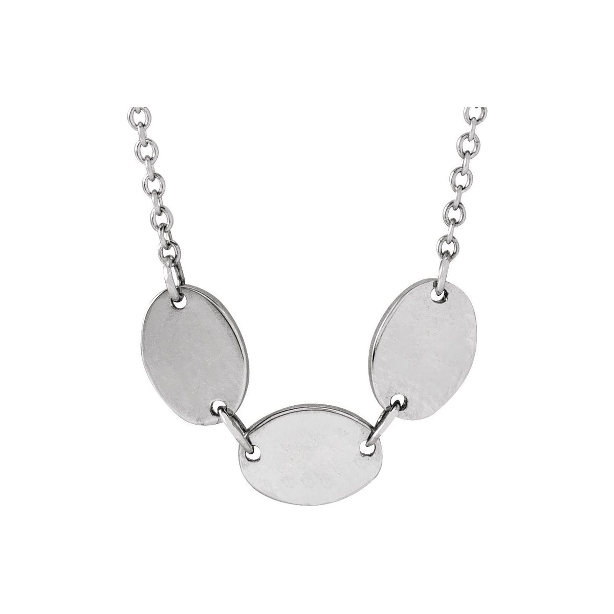 3-Disc Engravable Family Disc 18" Necklace