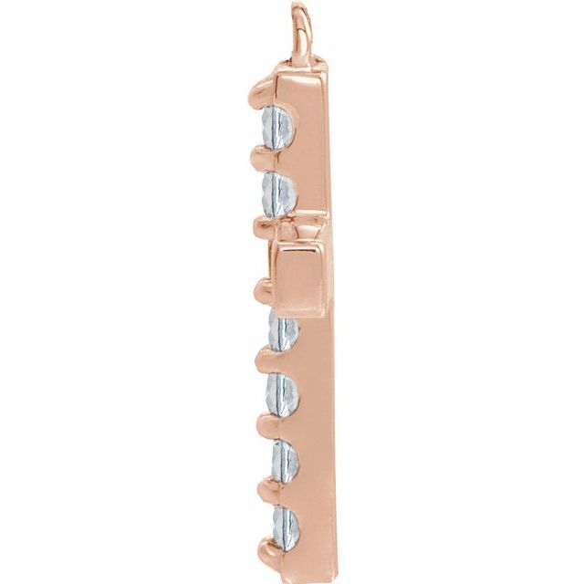 1/10 CTW Diamond Cross Dangle