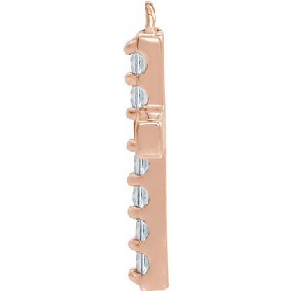 1/10 CTW Diamond Cross Dangle
