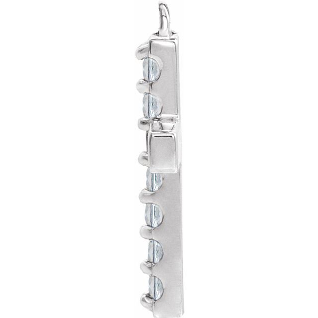 1/10 CTW Diamond Cross Dangle