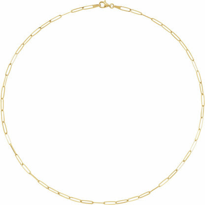 Paperclip-Style 24" Chain