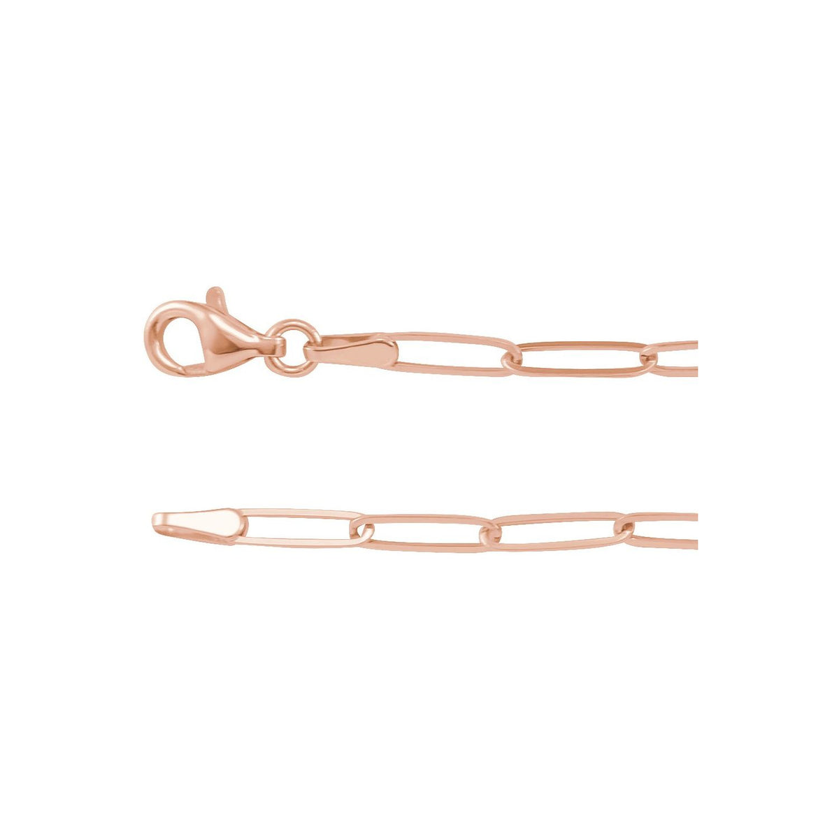 Paperclip-Style 24" Chain