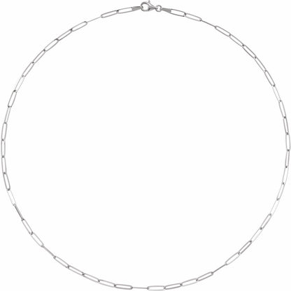 Paperclip-Style 24" Chain