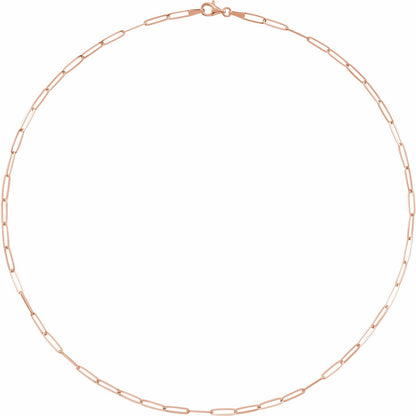 Paperclip-Style 24" Chain