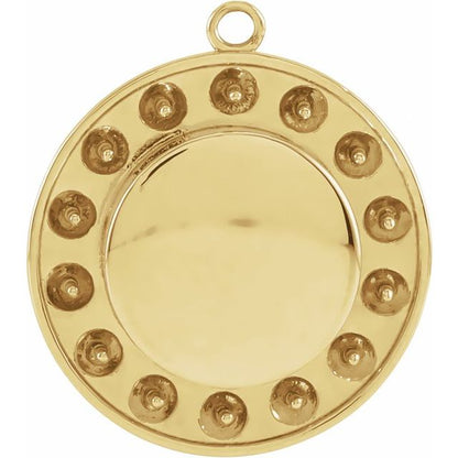 Engravable Cultured White Seed Pearl Dangle