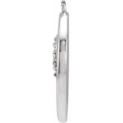 .02 CTW Natural Diamond Lion Dangle