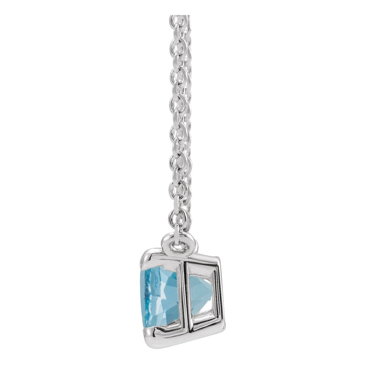 Natural Aquamarine 18" Necklace
