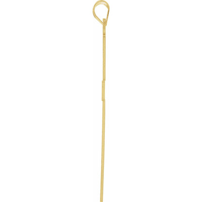 Cross Pendant, 36.8 x 17.7 mm (R4002)