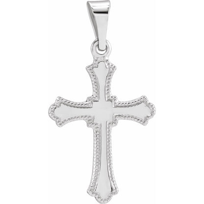 Cross Pendant, 15 x 11 mm