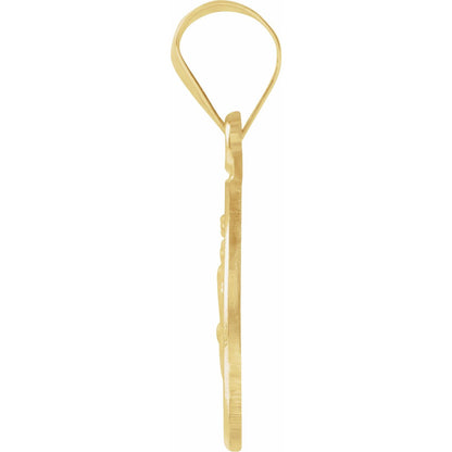 18K Yellow Gold St. Christopher Medal