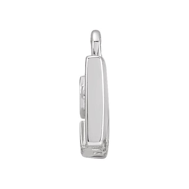 Petite Pavé® .01 CTW Natural Diamond Radio Cassette Dangle