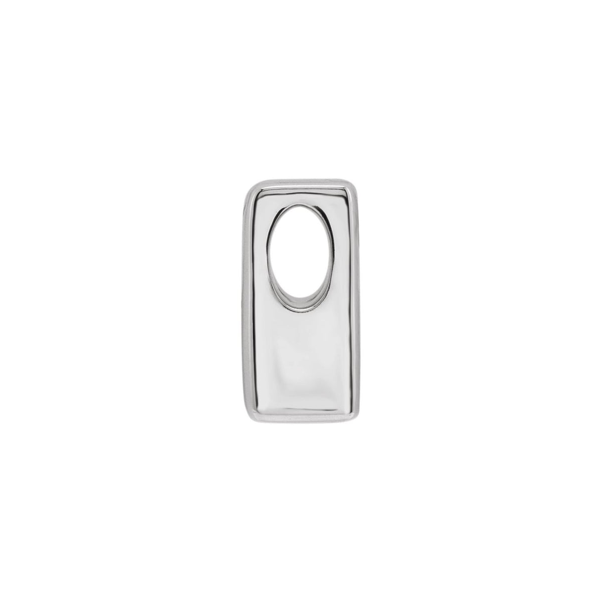 Block Initial Slide Pendant
