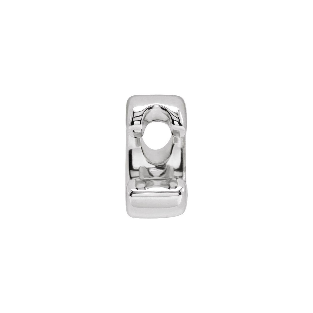Block Initial Slide Pendant