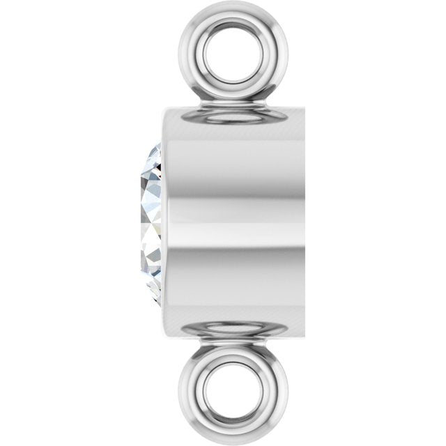 1/5 CT Natural Diamond Link, 4.57 mm x 8.74