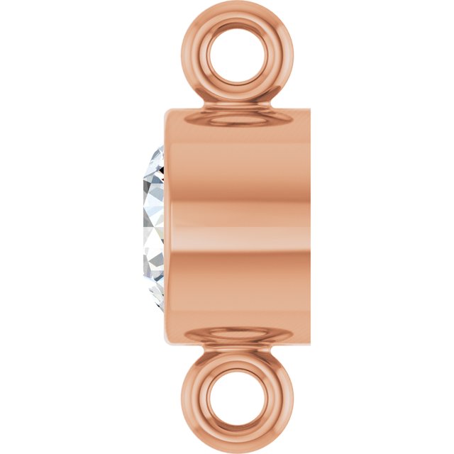 1/5 CT Natural Diamond Link, 4.57 mm x 8.74
