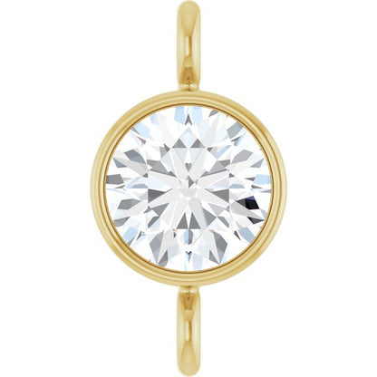 1/5 CT Natural Diamond Link, 4.57 mm x 8.74