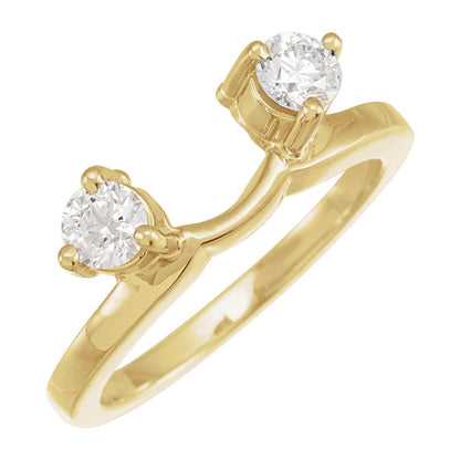 1/2 CTW Lab-Grown Diamond Wrap-Style Enhancer