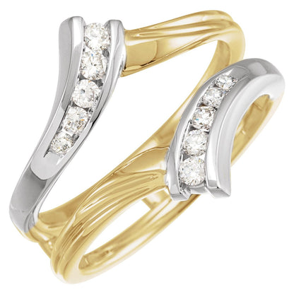 1/4 CTW Natural Diamond Ring Guard, Style 5