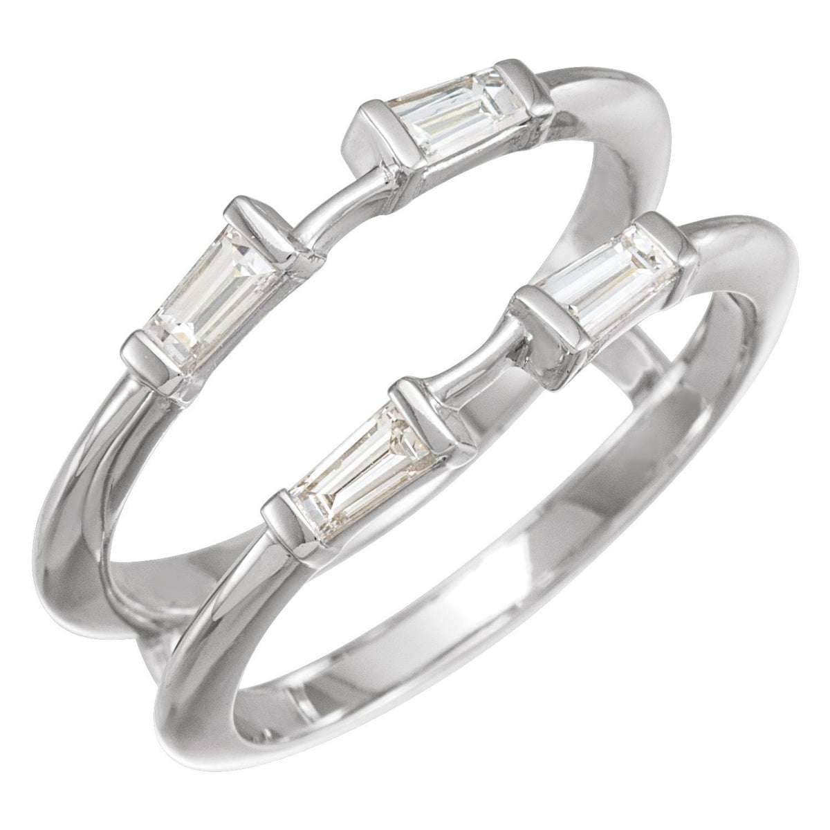 1/2 CTW Natural Diamond Ring Guard