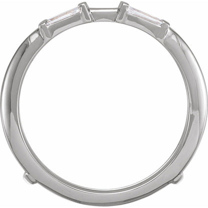 1/2 CTW Natural Diamond Ring Guard
