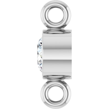 .08 CT Natural Diamond Link, 3.53 mm x 7.7