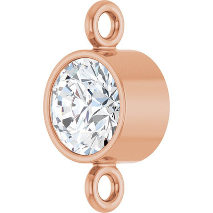 1/5 CT Natural Diamond Link, 4.57 mm x 8.74