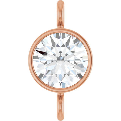 1/5 CT Natural Diamond Link, 4.57 mm x 8.74