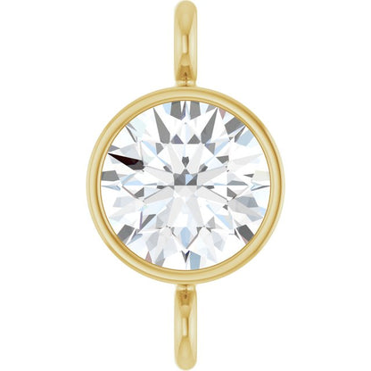 1/5 CT Natural Diamond Link, 4.57 mm x 8.74