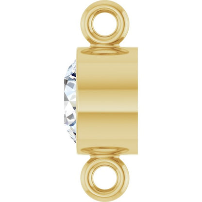 1/5 CT Natural Diamond Link, 4.57 mm x 8.74