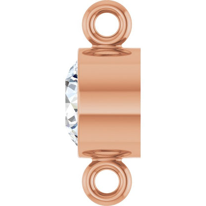 1/5 CT Natural Diamond Link, 4.57 mm x 8.74