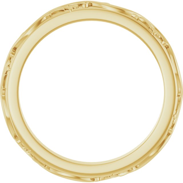 Sculptural Flat Band