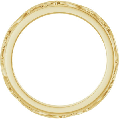 Sculptural Flat Band
