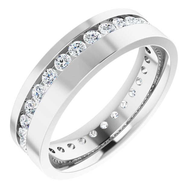 9/10 CTW Lab-Grown Diamond Band, 5.5 mm