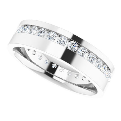9/10 CTW Lab-Grown Diamond Band, 5.5 mm