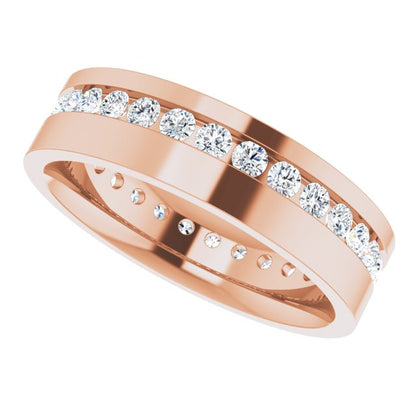 9/10 CTW Lab-Grown Diamond Band, 5.5 mm