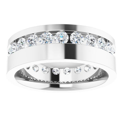 3/4 CTW Lab-Grown Diamond Band, 6.5 mm