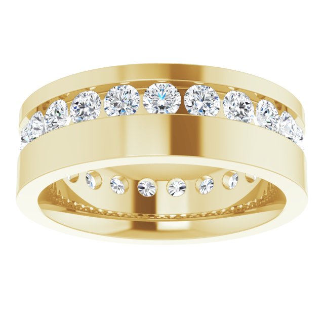 3/4 CTW Lab-Grown Diamond Band, 6.5 mm