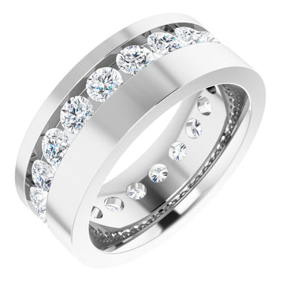 1 3/4 CTW Lab-Grown Diamond Band, 7.5 mm