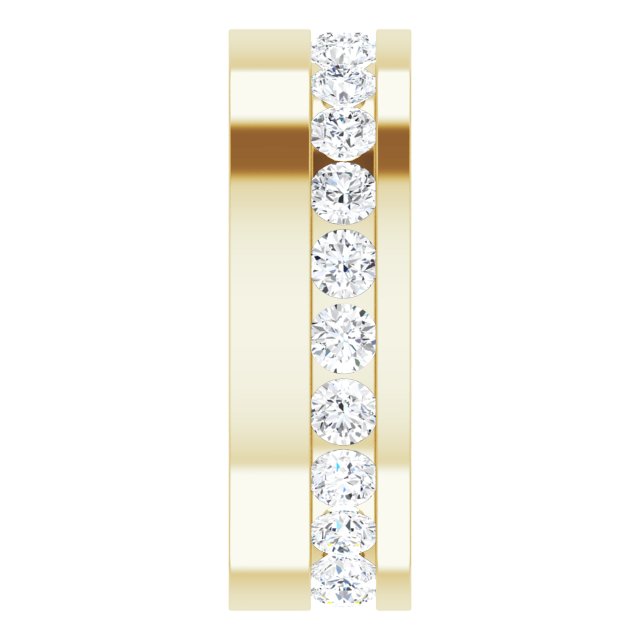 3/4 CTW Lab-Grown Diamond Band, 6.5 mm